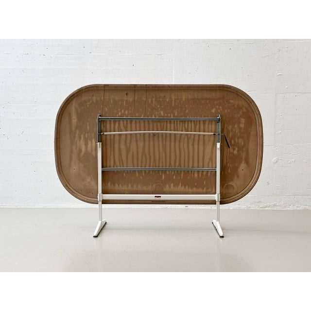 Oval Folding Garden Table by Mazuvo and SM France, 1990s For Sale - Image 14 of 18