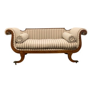 Antique Swedish Biedermeier Empire Sofa For Sale