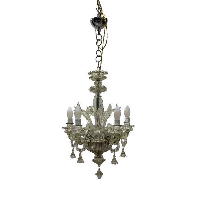 Chandelier attributed to Galliano Ferro of Murano, Italy, 1950 For Sale