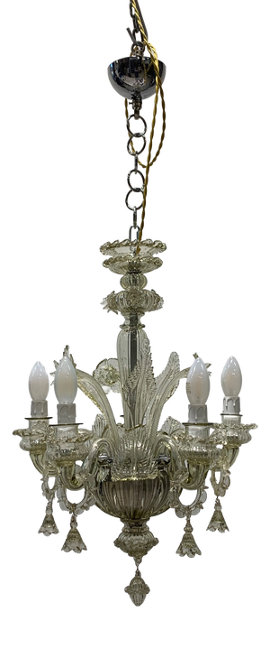 Chandelier attributed to Galliano Ferro of Murano, Italy, 1950