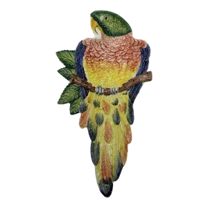 Italian Ceramic Parrot Spoon Rest
