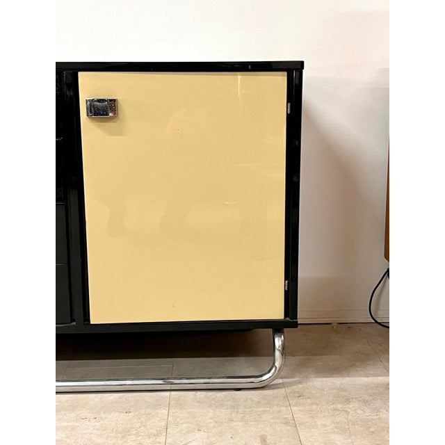 Black Vintage Lacquered Sideboard by Guido Faleschini for I 4 Mariani, 1970s For Sale - Image 8 of 15