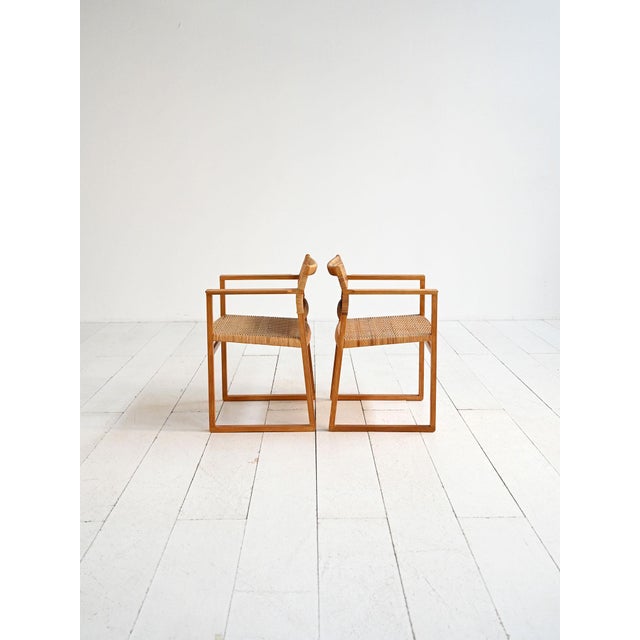 Model BM62 Chairs by Børge Mogensen, 1950s, Set of 6 For Sale - Image 3 of 16