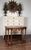 Wood English 1850s Barley Twist Mahogany Console Table with Red Marble Top For Sale - Image 7 of 12