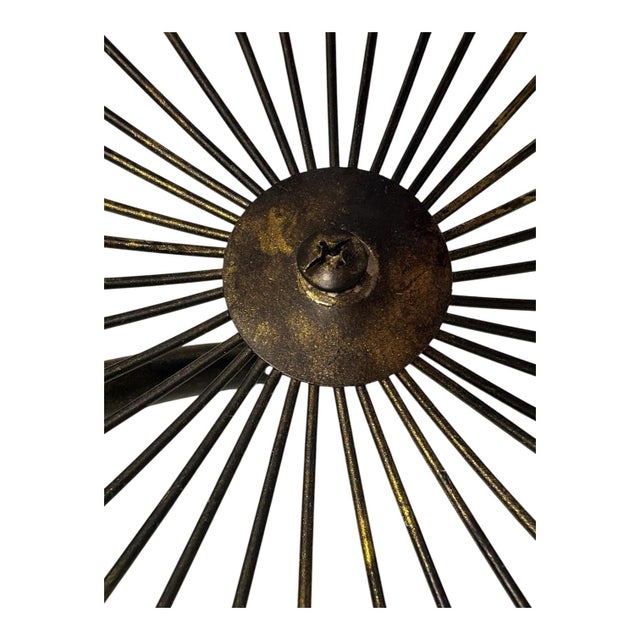 Mid-Century Modern Sculptural Rotating Three-Tier Wire Centerpiece For Sale - Image 4 of 8