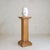 Art Deco French Oak Pedestal with Stepped Base, 1940s For Sale - Image 3 of 10