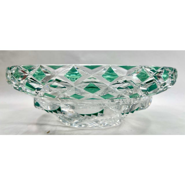 Crystal Centerpiece from Val Saint Lambert, 1950 For Sale - Image 9 of 14