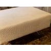 Large Boucle Clad Ottoman by Vladimir Kagan, Lucite Legs For Sale - Image 14 of 18