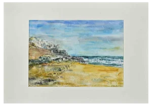 Armin Guther, Landscape, Original Drawing, 1970s