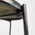 Italian Modern Round Black Wood and Metal Chair, 1980s For Sale - Image 15 of 18