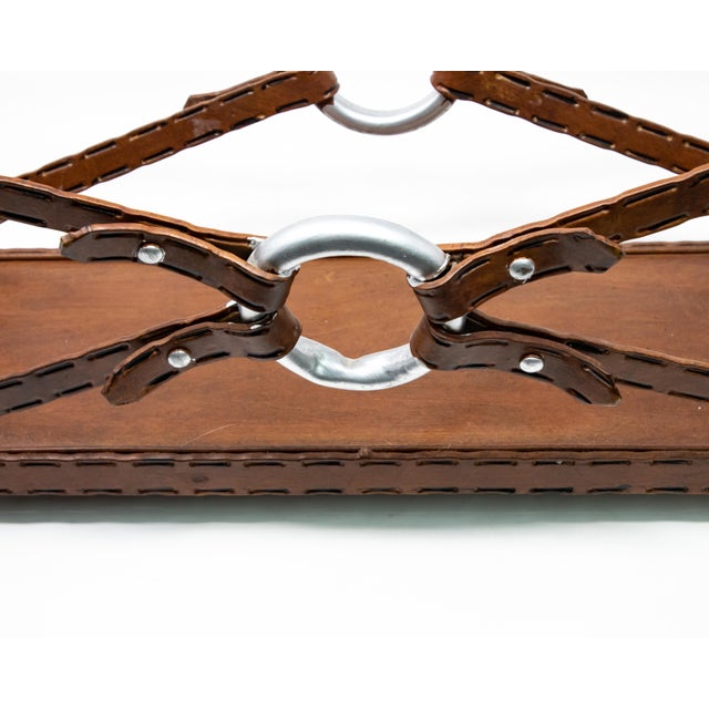 Western Themed Metal Magazine Rack For Sale - Image 9 of 10