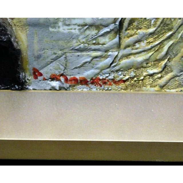 Impressionist "Tulips-04" Contemporary Abstract Botanical Original Acrylic Painting by Peter Markov, Framed For Sale - Image 3 of 6