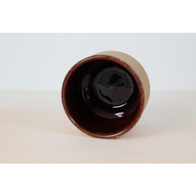 Mid-Century Modern West German Stoneware Pottery Planter For Sale In Lexington, KY - Image 6 of 10