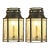 Niermann Weeks Patinated Zinc Wall Lantern Sconces - A Pair For Sale