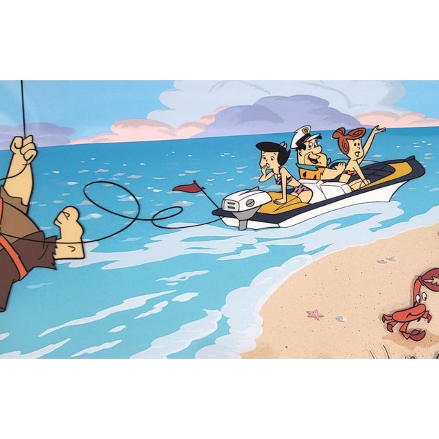 Rare Ap 2/50 Hand Signed Cel "Endless Summer" by Bill Hanna & Joe Barbera For Sale - Image 10 of 18
