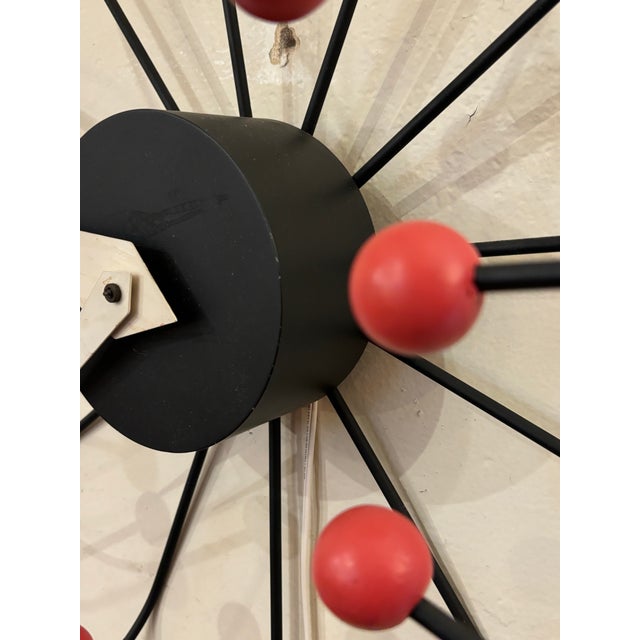 1950s 1950s Frederic Weinberg Wall Clock For Sale - Image 5 of 10