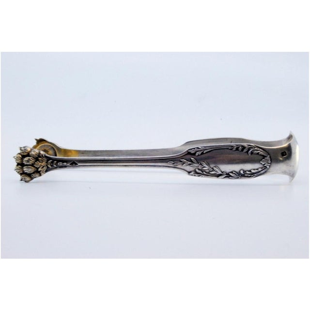Silver Ice Tongs in the Shape of Claws. For Sale - Image 3 of 10