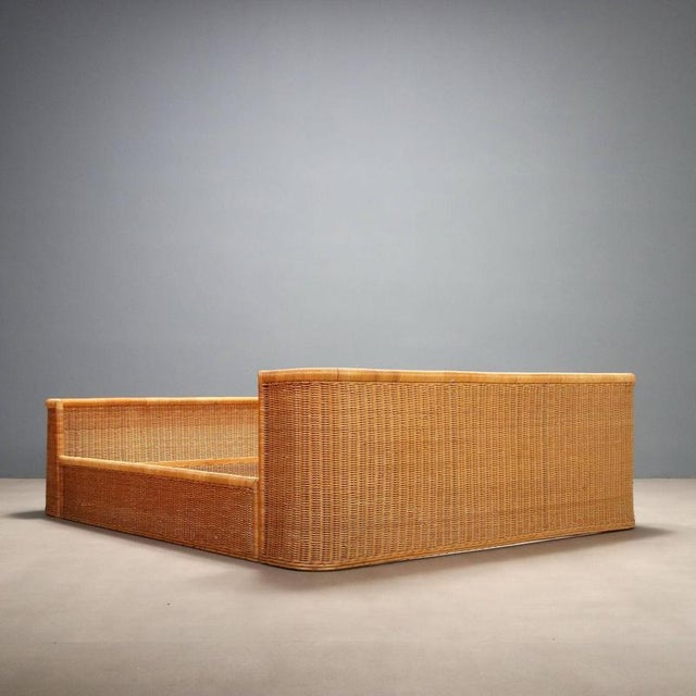 Vintage Wicker Bed, 1980s For Sale - Image 8 of 9