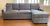 2020s Ethan Allen Bennett Sectional Right Chaise with Spring Down Cushions & Silver Nailheads For Sale - Image 5 of 8