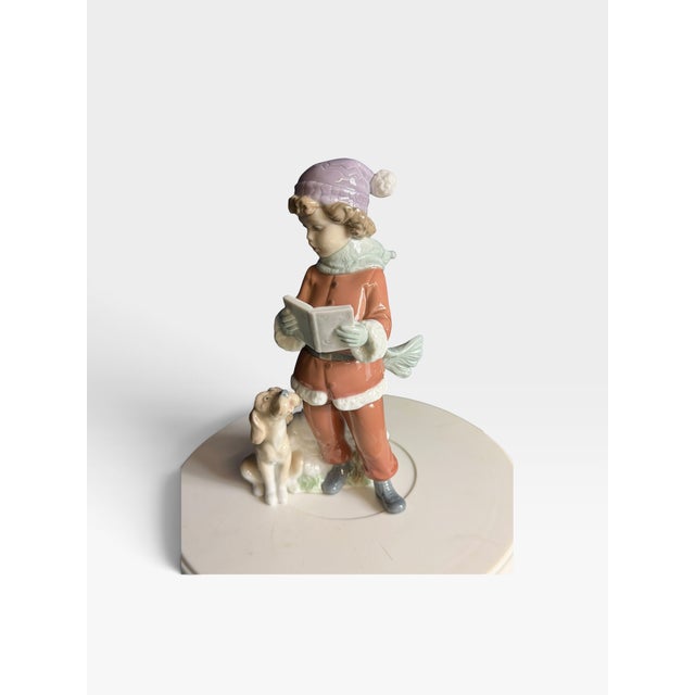 Lladró "A Christmas Duet" figurine (Item Reference: #01006714). Spanish name: Villancico a Dúo Sculptor: Regino Torrijos...