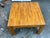 Late 20th Century Modernist Butcher-Block Oak Side Table, Vintage For Sale - Image 5 of 12