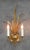 1950s Spanish Gilt Ferrocolor Tole Wheat Sheaf Wall Sconces, 1950, Set of 2 For Sale - Image 5 of 11