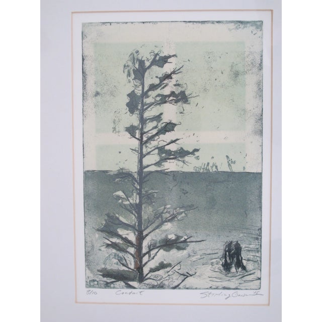 Stirling Gorsuch (contemporary, Oregon coast), signed limited edition Oregon coast print titled "Conduit" Limited edition...