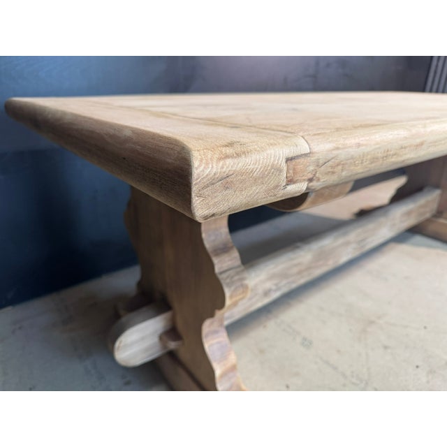 Oak Farmhouse Dining Table, 1920 For Sale - Image 16 of 18