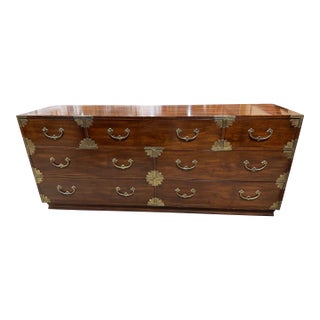 Henredon 1970's Campaign Chinoiserie For Sale