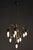 Mid-Century Chandelier in Brass and Opaline Glass, Czech, 1950s For Sale - Image 14 of 16