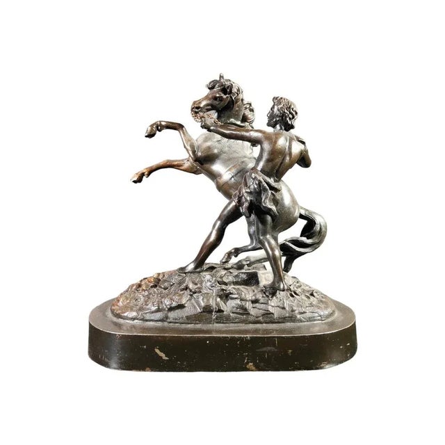 French Bronze Figurine, 1900s For Sale - Image 3 of 10