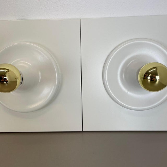 Space Age White Cubic Wall Lights, Germany, 1980s, Set of 2 For Sale - Image 14 of 18