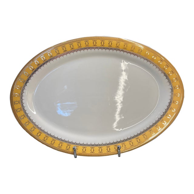 Vintage Casati Fine Porcelain Bavaria Design Serving Platter For Sale