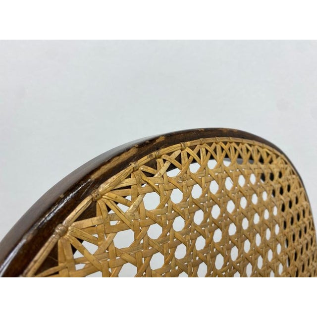 Small No. 10 Children's Rocking Chair attributed to Thonet, 1930s For Sale - Image 11 of 14