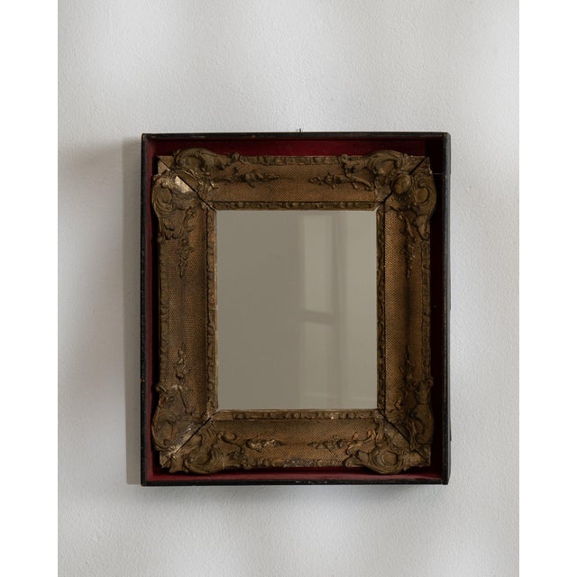 19th Century France Rococo Gold Wood Mirror For Sale - Image 4 of 8