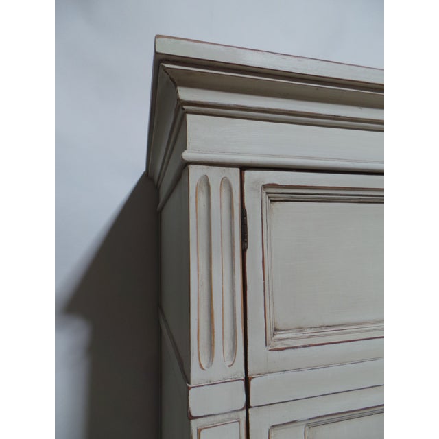 Gustavian Style 2 Door Wardrobe For Sale - Image 12 of 14