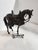1970s Bronze Brutalist Horse Statue Fully Tacked For Sale In Seattle - Image 6 of 9