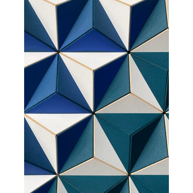Early 21st Century Sebastian Welzel, Fis-6 Topographie, Laminated Cardboard, Limited Edition 5 of 20 For Sale - Image 5 of 7