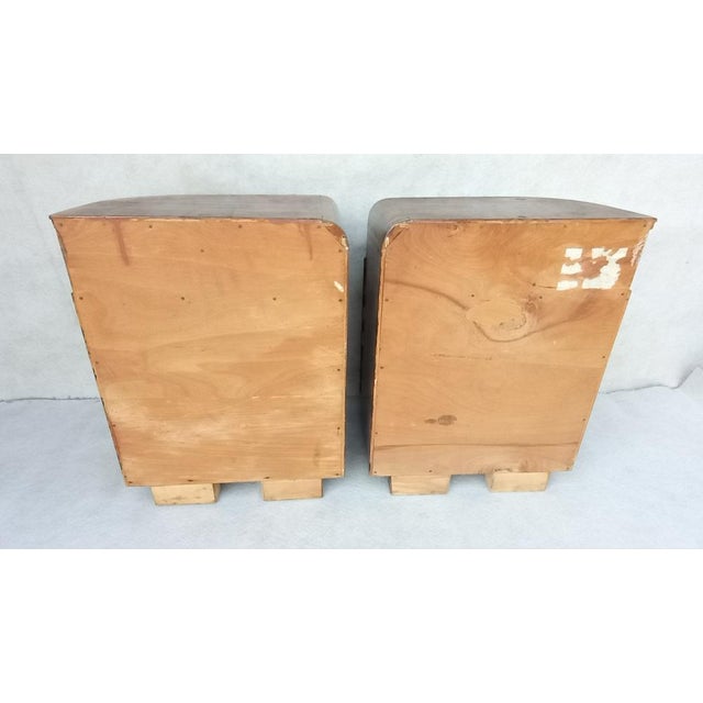 Art Deco Bedside Tables by Jindrich Halabala, 1940s, Set of 2 For Sale - Image 14 of 18