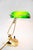 1920s Banker's Swivel Table Lamp with Green Glass Shade, Vienna, Austria, 1920s For Sale - Image 5 of 18