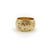 Late 19th Century Late 19th Century Victorian 14k Gold Hand-Engraved Celestial Themed Band or Ring With Diamonds, Size 6 For Sale - Image 5 of 9