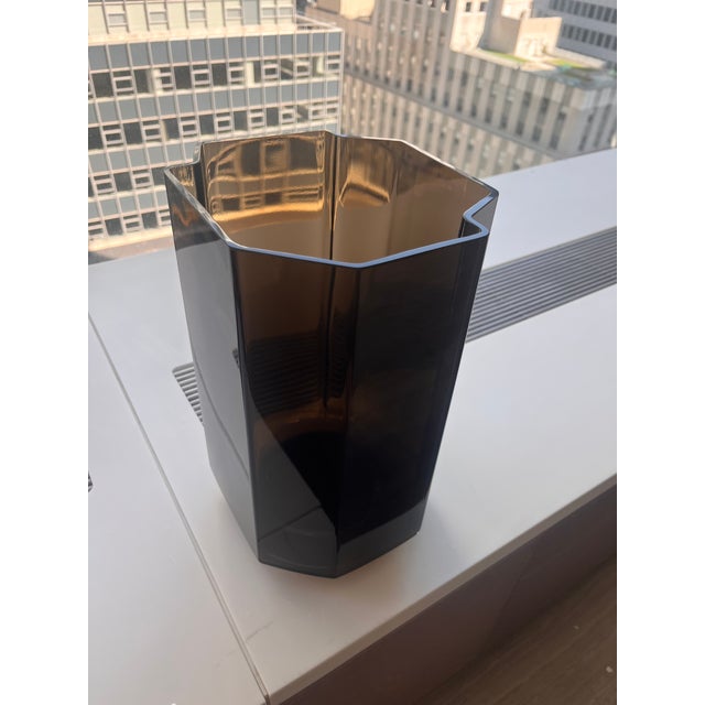 This mouth-blown glass piece is a part of Louise Roe Funki Vase Collection. This was hand-crafted by skilled glassblowers,...