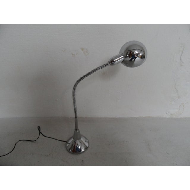 Vintage Chrome Desk Lamp, 1960s For Sale - Image 6 of 9