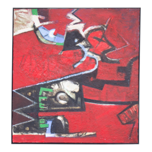 Abstract Oil on Canvas Painting by James L. Bruch
