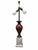 Donghia 1990s Pair of Donghia Tri-Color Marble Lamps For Sale - Image 4 of 6