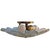 Murano Mid 20th Century Mid-Century Modern Italian Murano Gold "Rugiadoso" Art Glass Semi Flush Mount Ceiling Light For Sale - Image 4 of 9