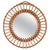Mid-Century Round Mirror in Rattan and Bamboo, Italy, 1960s For Sale - Image 14 of 14