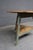 French Country Pine Coffee Table With Painted Trestle Base For Sale - Image 10 of 14