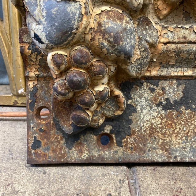 Antique Iron French Architectural Frieze From Historic Vanderbilt Hotel in New York For Sale - Image 10 of 11