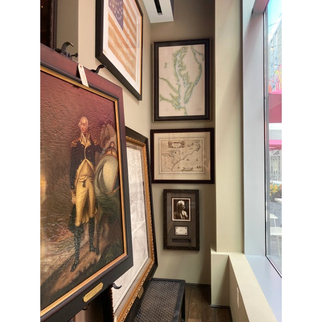 Baby Blue 1856 u.s. Coast Survey Map of Chesapeake Bay and Delaware Bay. Published Under the Supervision of A. D. Bache. For Sale - Image 8 of 10